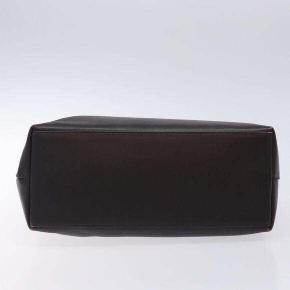 GUCCI Bamboo Shoulder Bag Leather Dark Brown Gold 001 001 - Picture 9 of 12